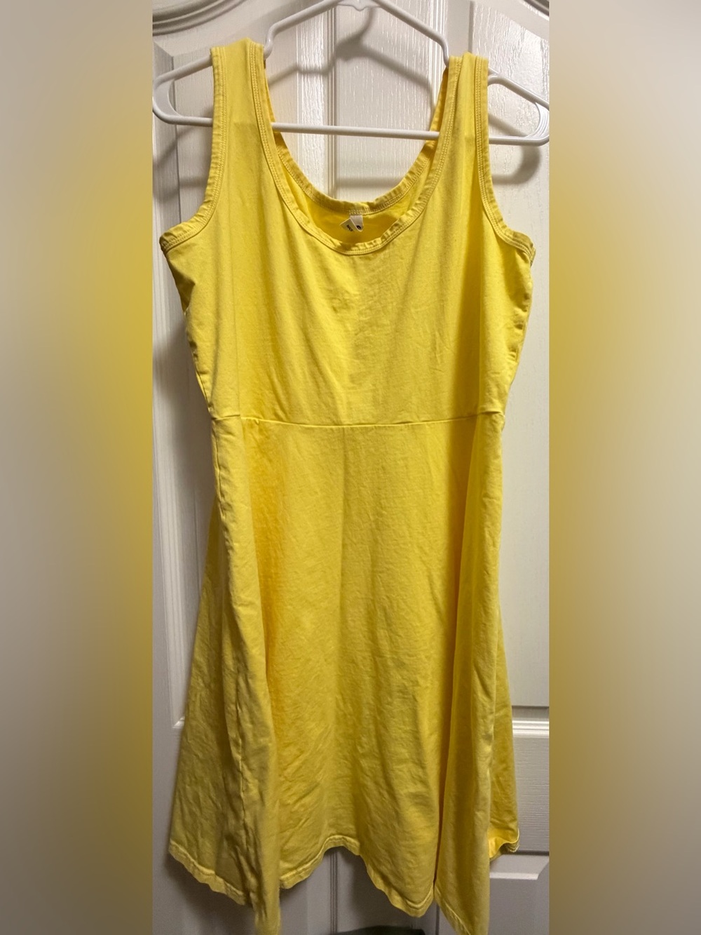 Herou Yellow Sleeveless Fit & Flare Midi Dress XL